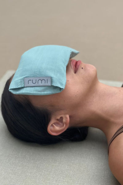 Rumi Eye Pillow Peacock