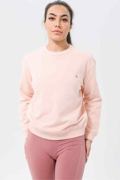 Rumi Earth Moon Sweatshirt - Light Coral 1