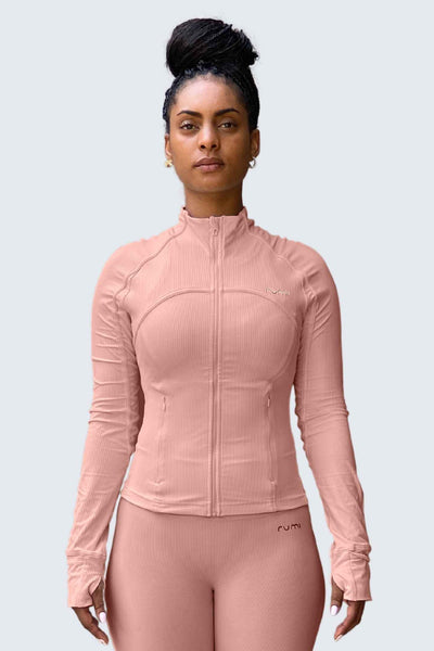 Rumi Earth - W SunRib Fit Jacket - Coral Light - R128201