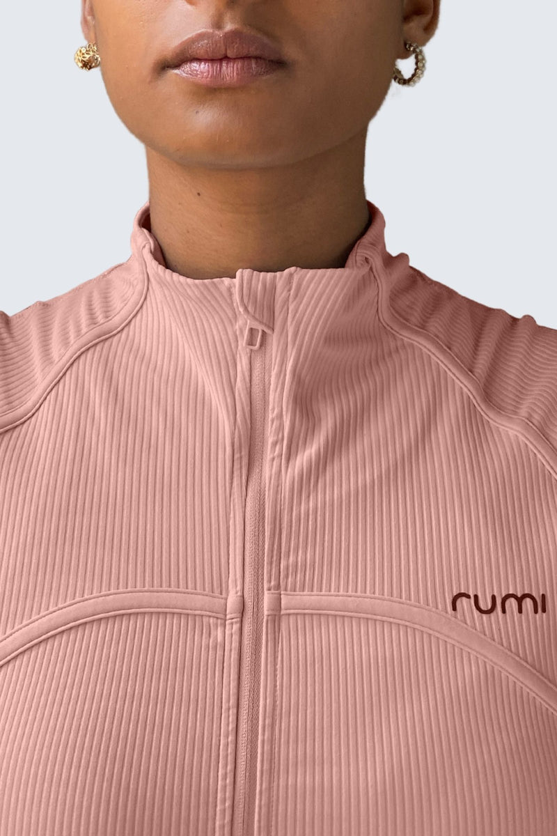 Rumi Earth W SunRib Fit Jacket - Coral Light