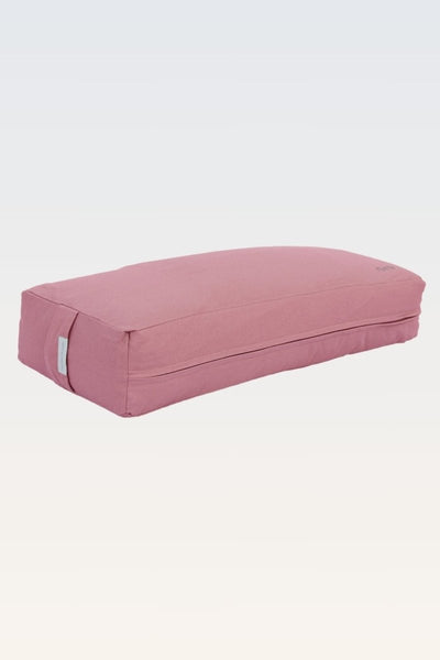 Rumi Earth - Cotton Yoga Bolster – Rectangular - Dusty Rose - RU - YCB - RR - DE - Yoga Props