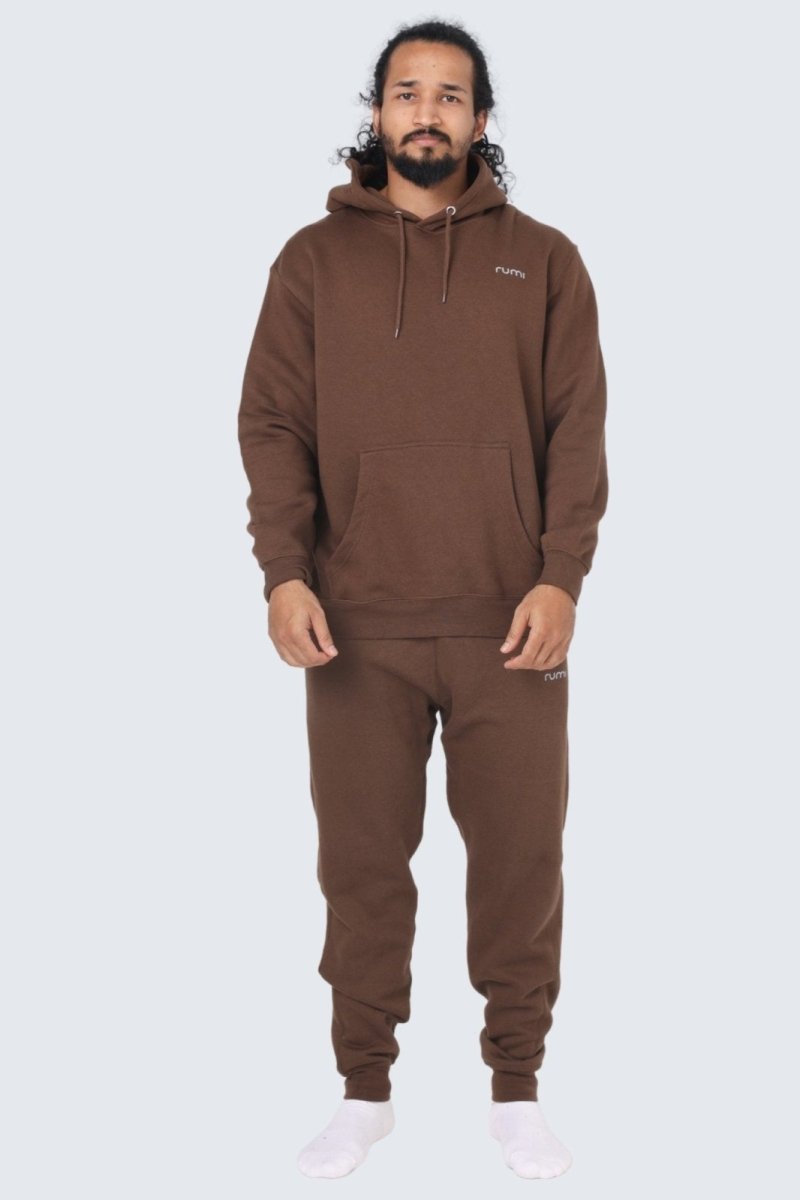 Rumi Earth - MU Moon Sweatshirt Fleece + Hoodie - Cocoa - R113210CAP - M - Tops