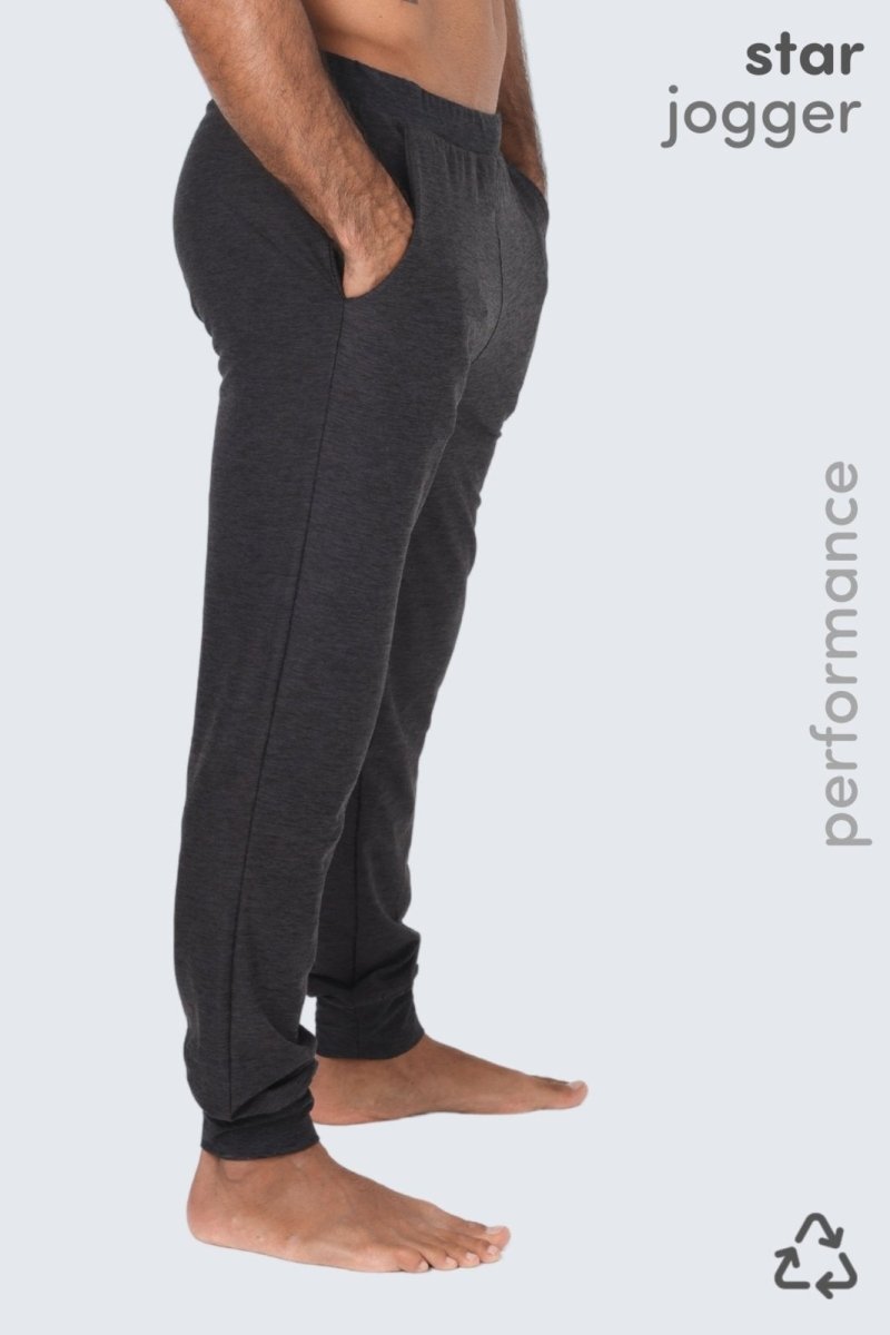 Rumi Earth - MU Star Jogger + Pockets - Graphite Heather - R124300GHP - M - Bottoms