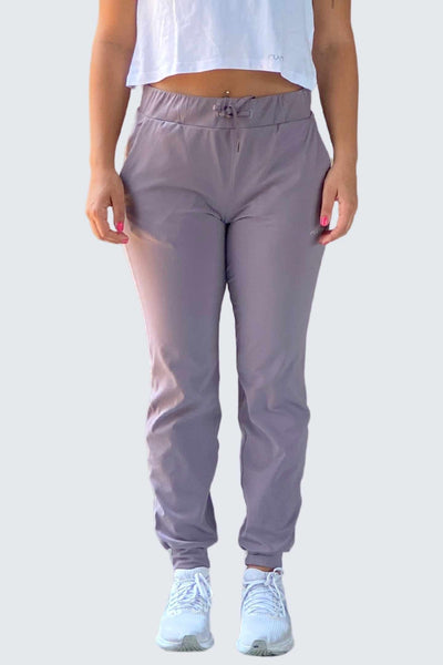 Rumi Earth - W SunSoft Joggers + Pockets 30" - Ash Plum - R124201APP - Bottoms