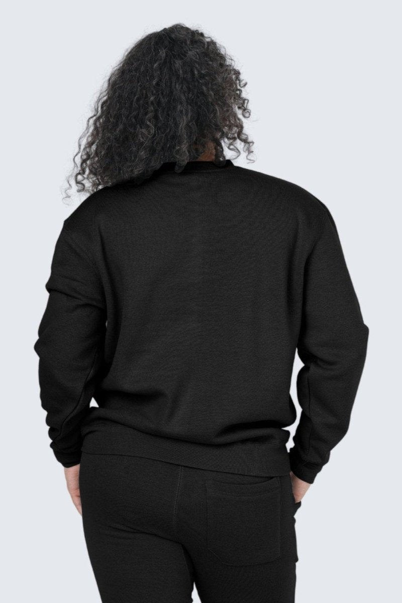 Rumi Earth - WU Moon Sweatshirt Fleece - Black - R515005BKP - Tops